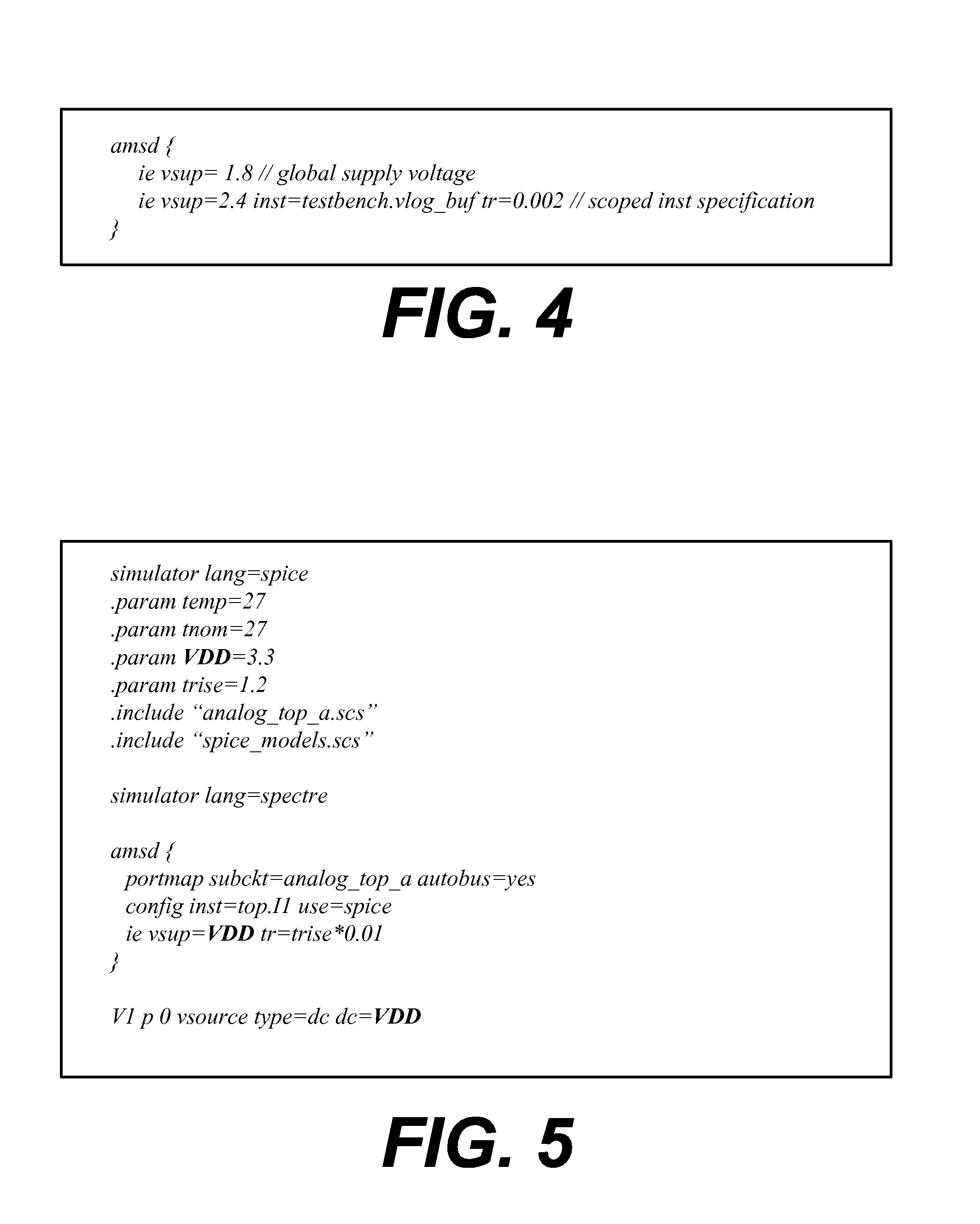 Method and apparatus for ams simulation of integrated circuit design