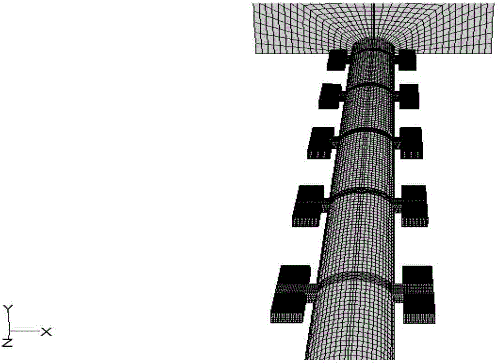 Enlarged chamber alleviation structure on end part of high-speed railway tunnel