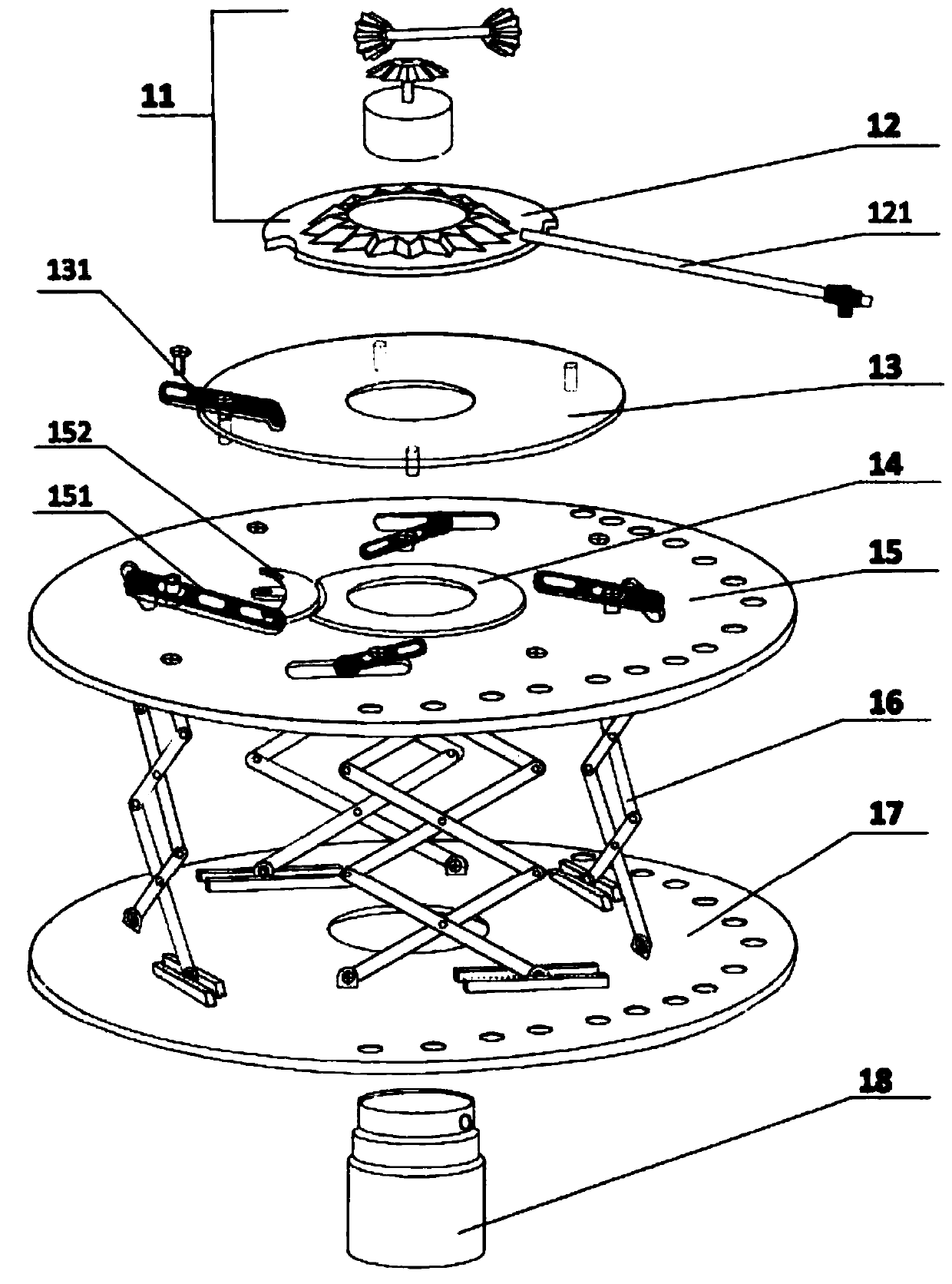 Sunshade opening and closing mechanism and portable full-automatic automobile sunshade using same