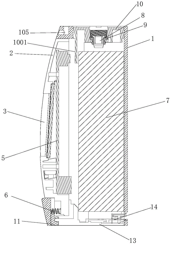 Battery device of electronic cigarettes and electronic cigarette