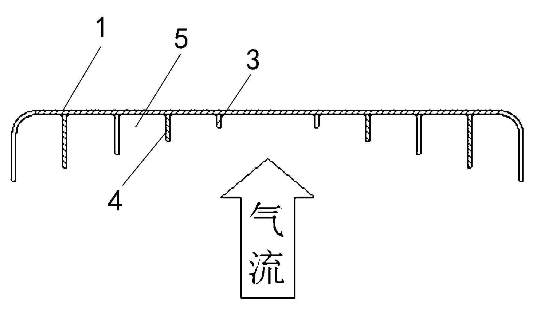 Oil-gas separation part structure