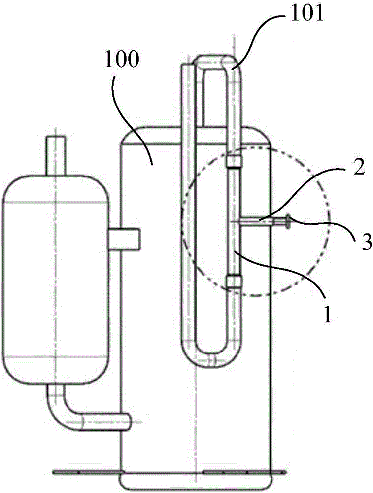 Exhaust silencer of compressor