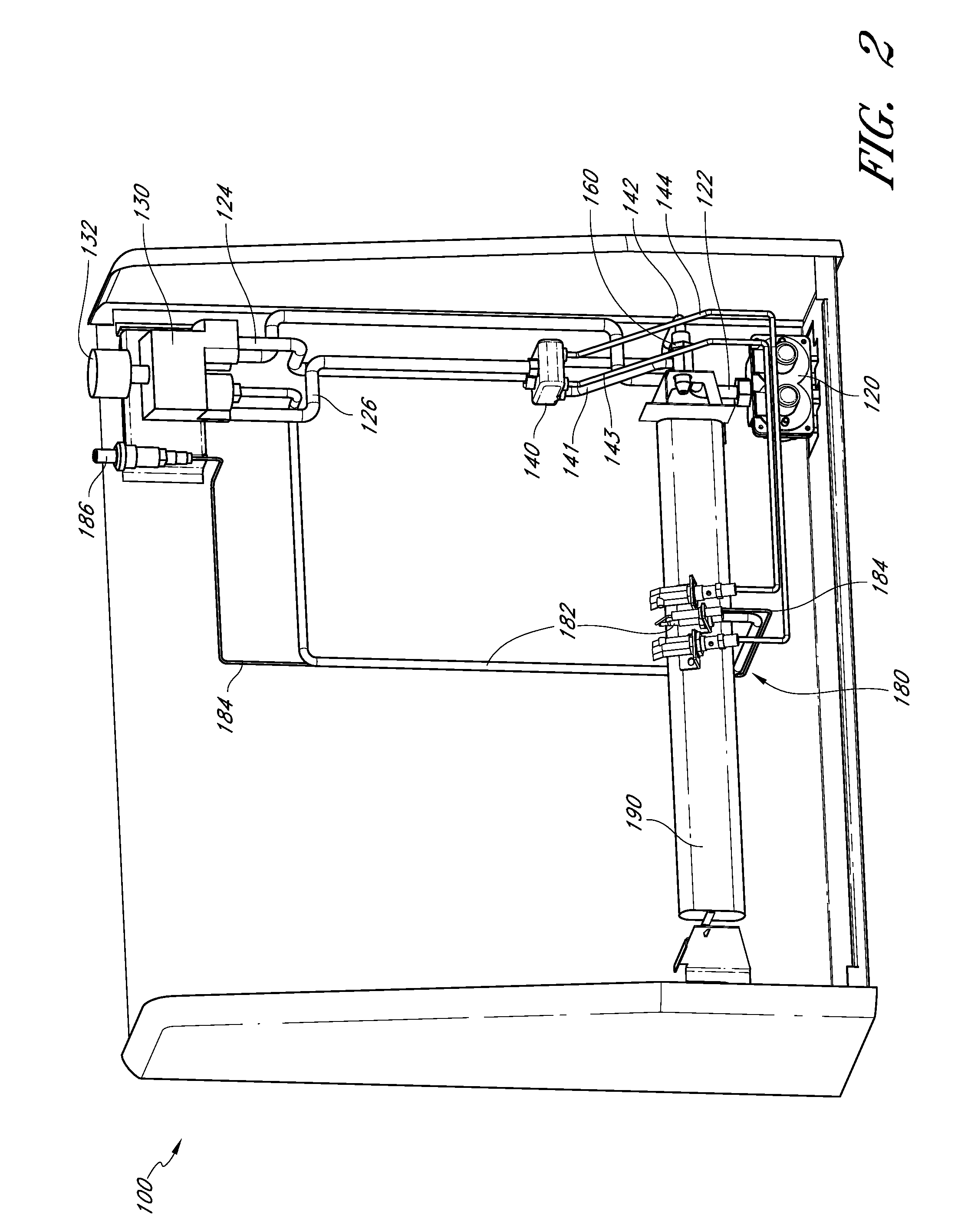 Dual fuel heating source with nozzle