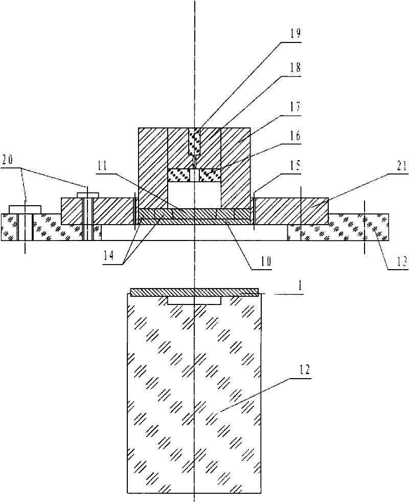 Dynamic tension fracture experiment method of material