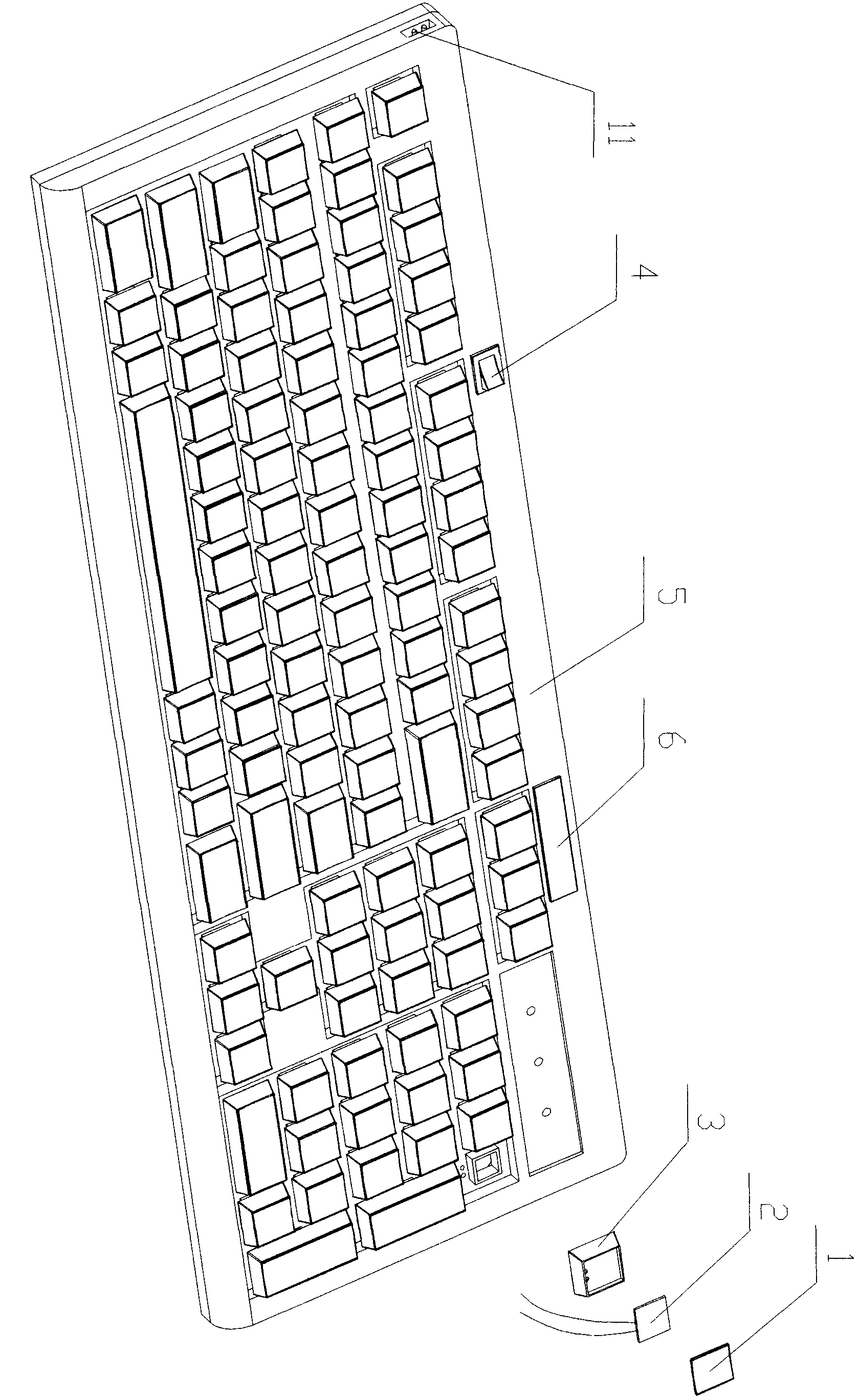 Hand warming keyboard