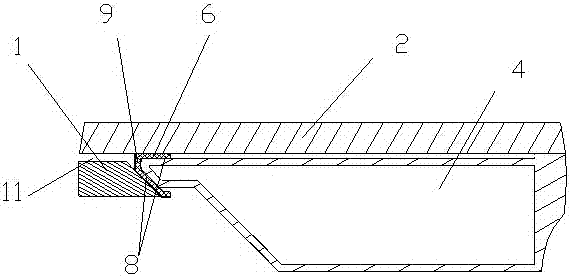 A bonding device applicable to bonding in tiny spaces and its application method