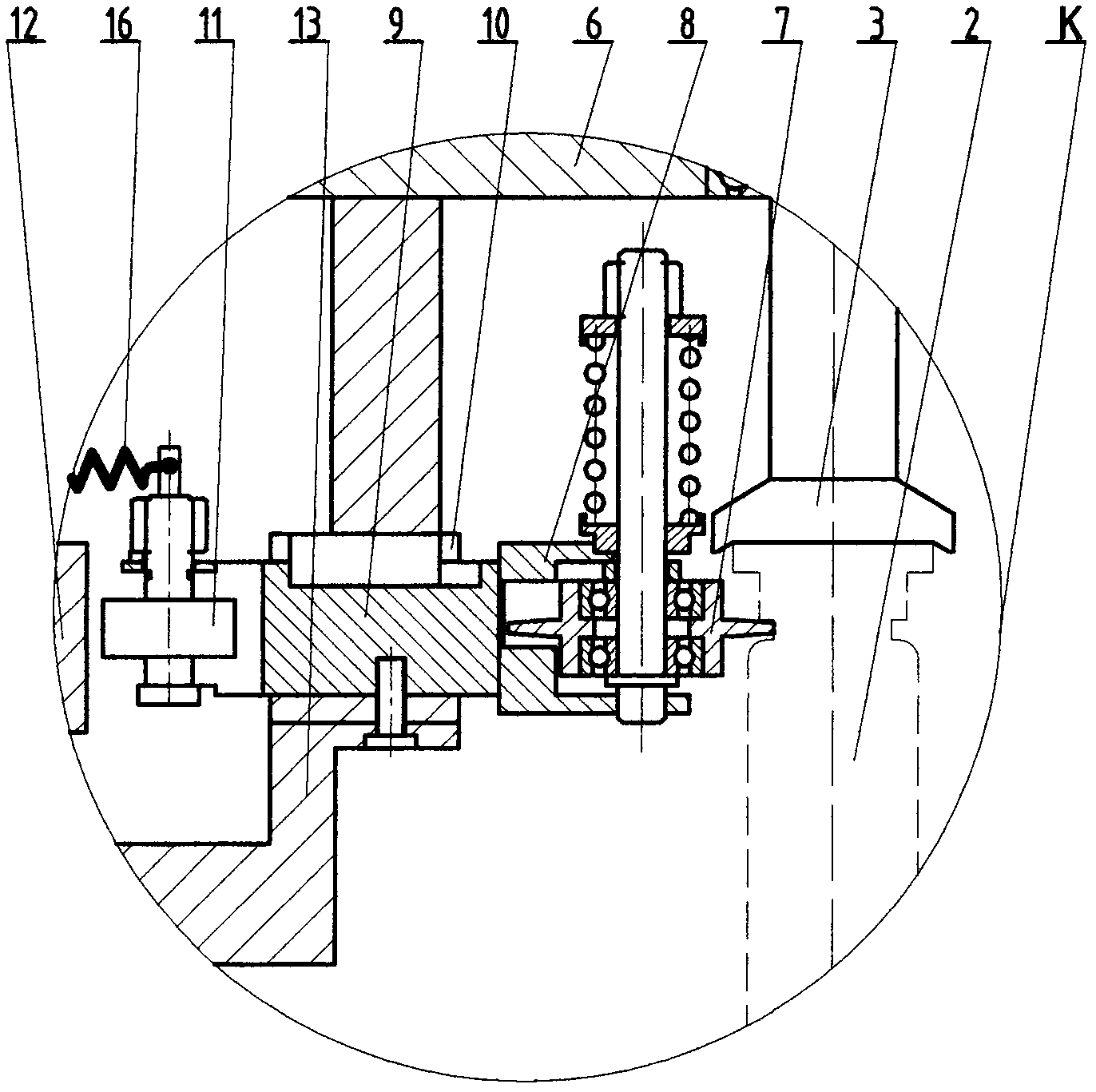 Inner single-blade type capping method and mechanism