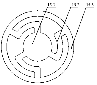 High-integration-degree moving coil type electromagnetic direct-driven metering pump