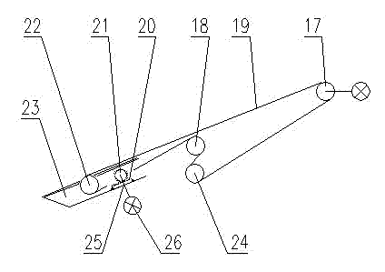 Strip steering mechanism applicable for double coiling of recoiling and splitting?line