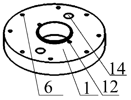 Powder feeding head for underwater laser additive manufacturing and cladding layer preparation