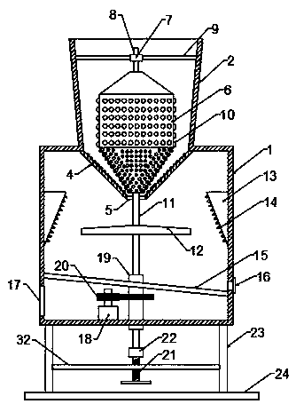 Sand making machine capable of adjusting sand granularity