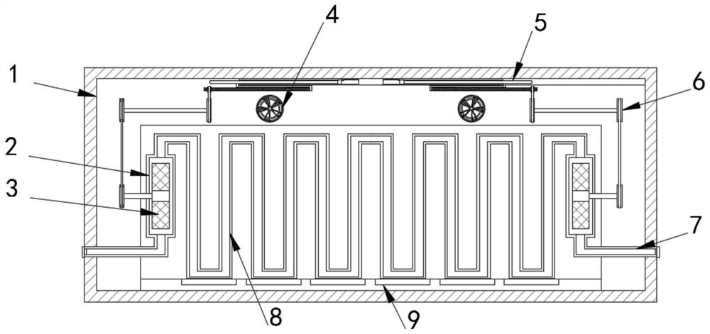 Network technology switch capable of intelligently regulating and controlling temperature