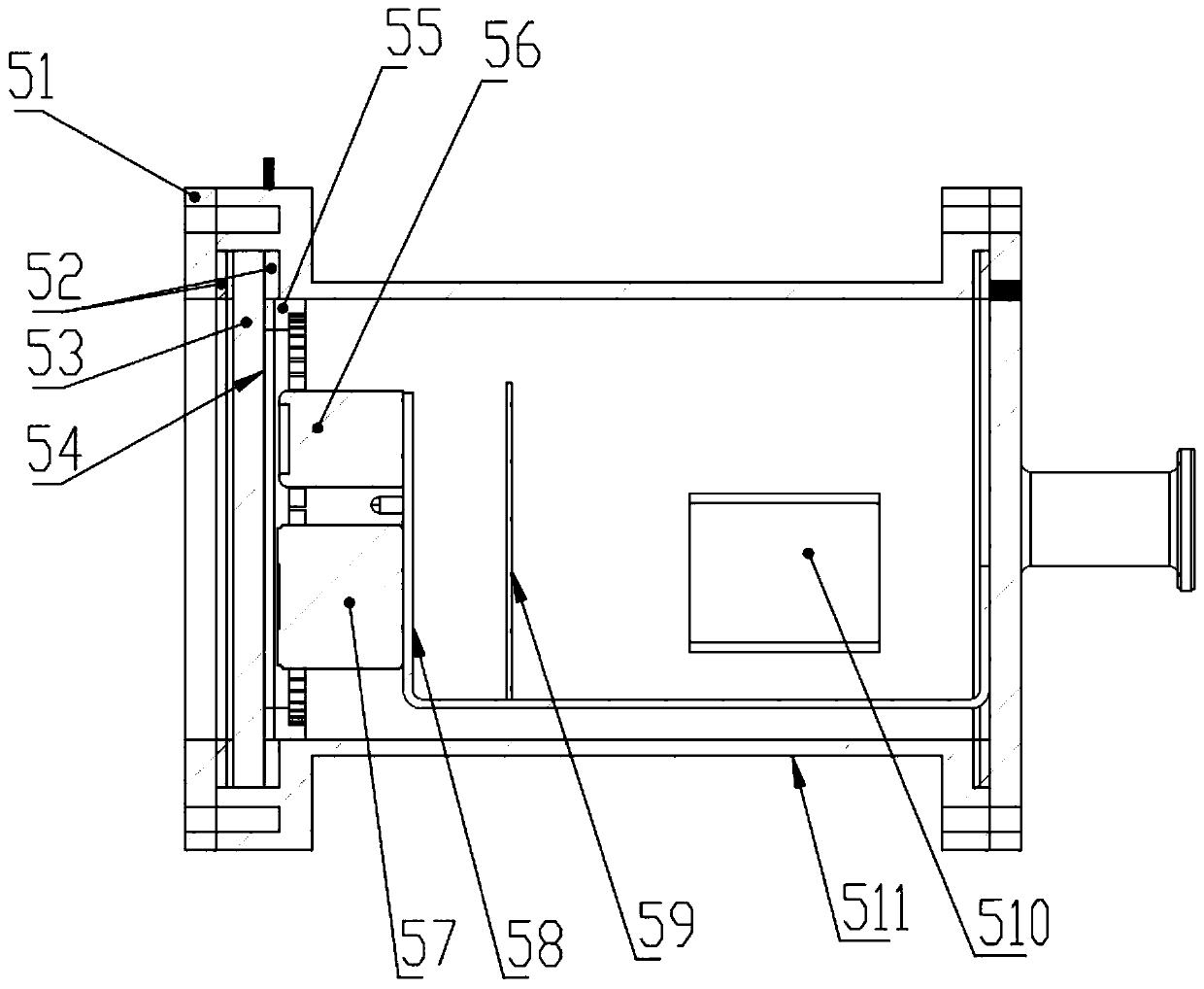 Ultralow-temperature underwater explosion-proof automatic imaging device for liquid dangerous chemicals