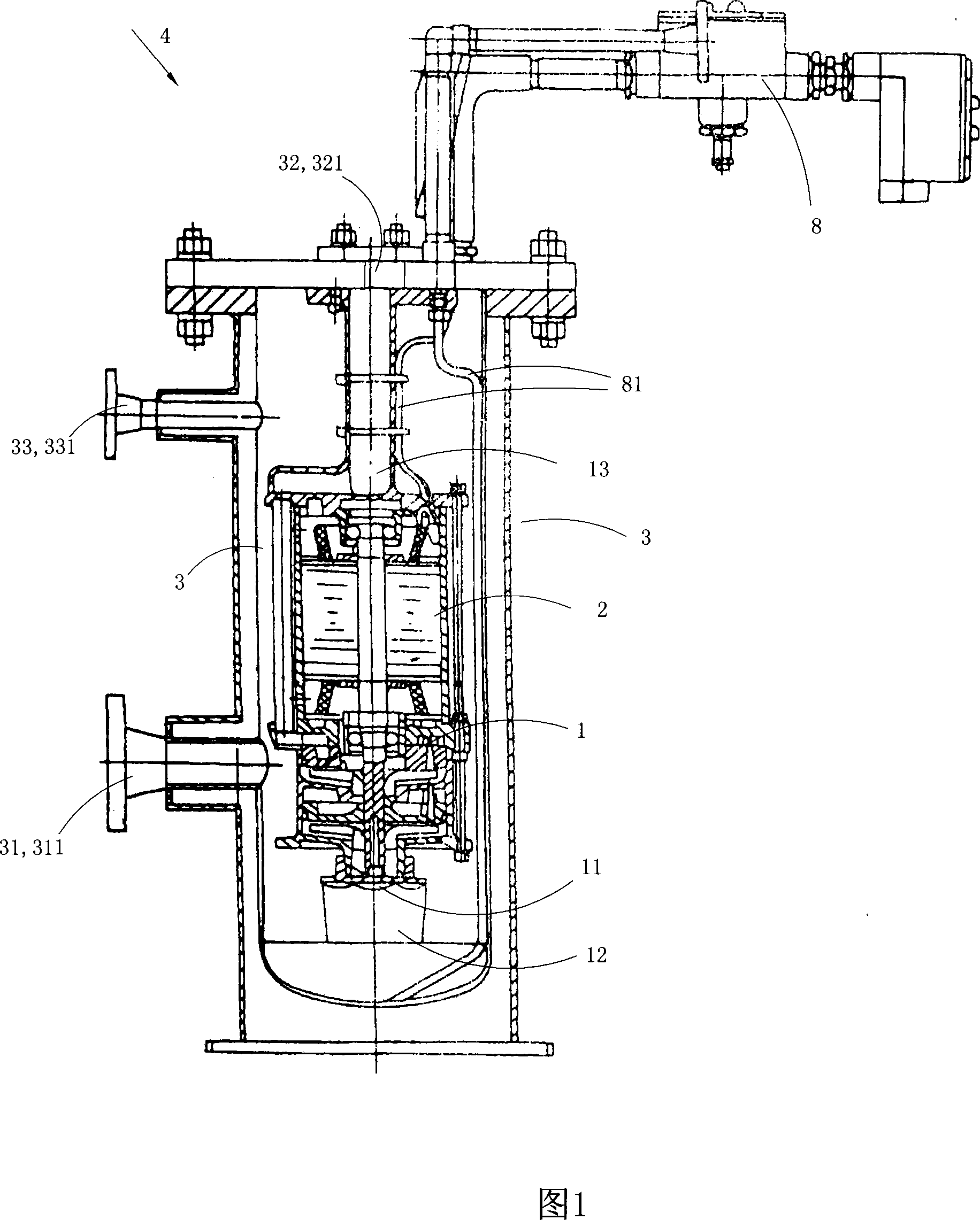 Natural gas liquid charging-up pump and natural gas liquid charging-up station