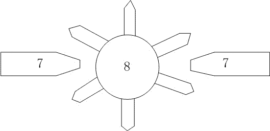 Device and method for safe parking after motor vehicle tire bursts