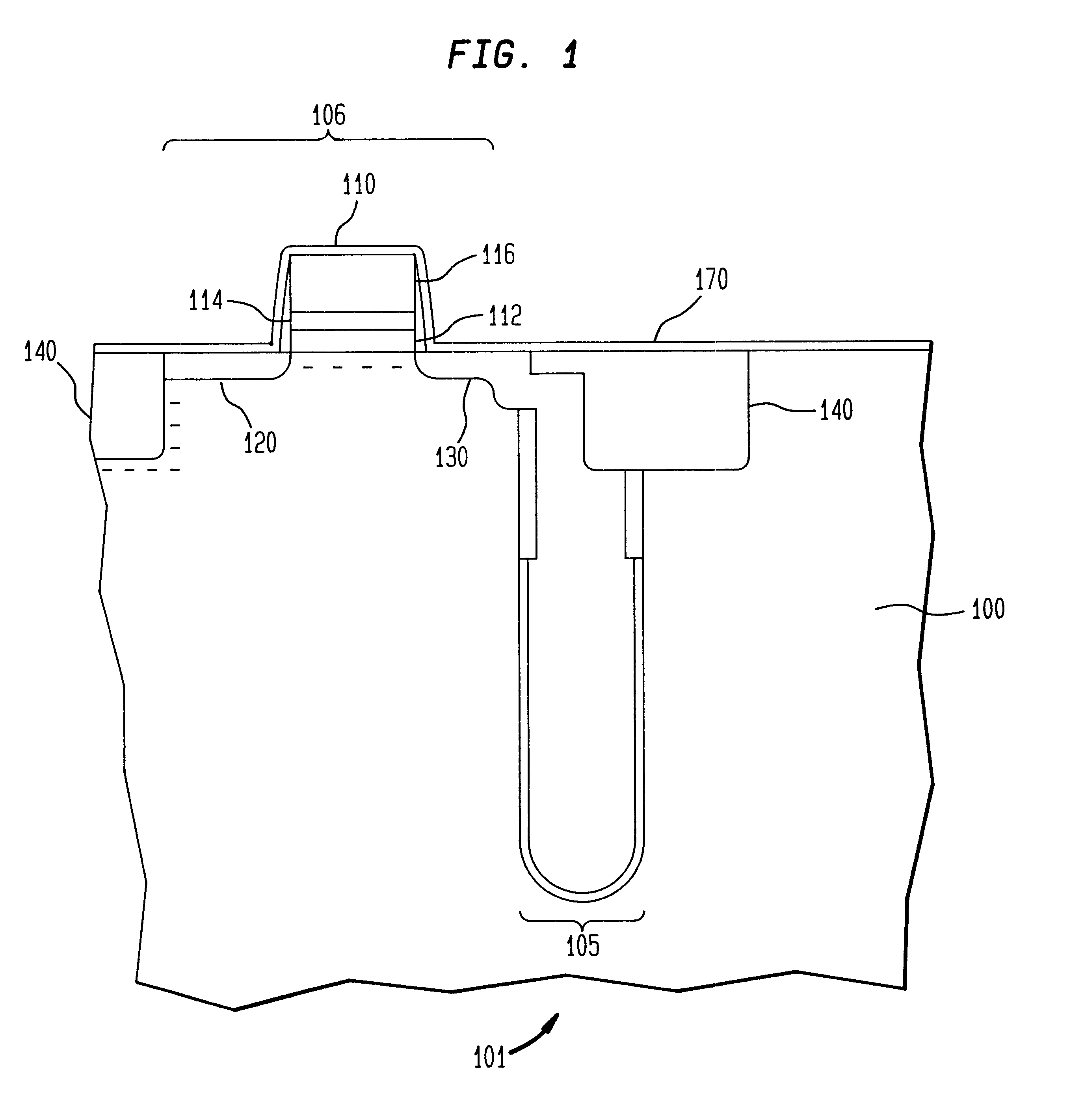 Semiconductor device structure with hydrogen-rich layer for facilitating passivation of surface states