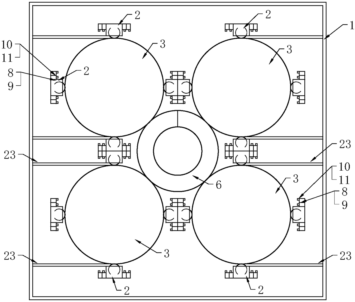 Cleaning device and implementation method thereof