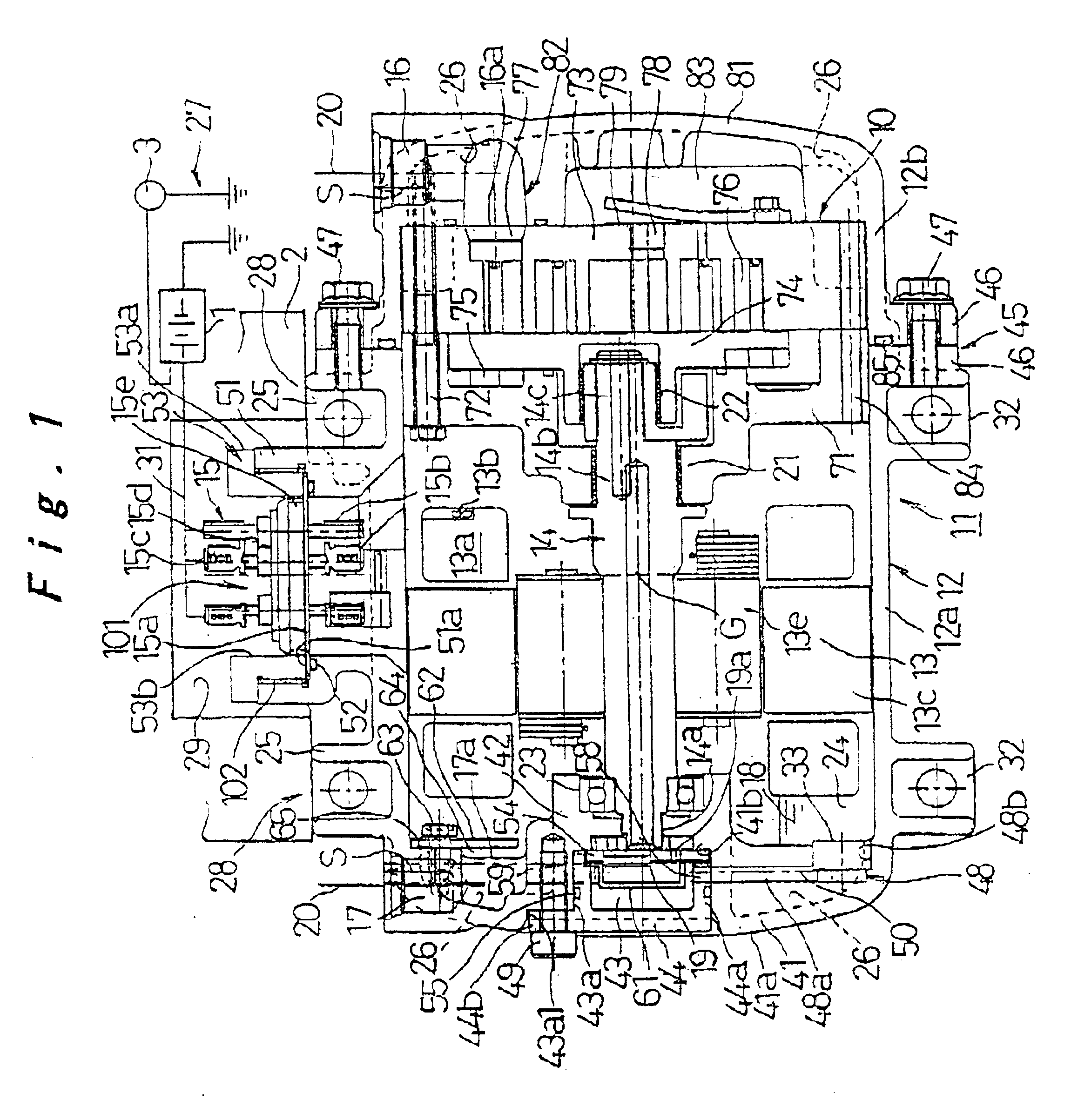 Compressor with built-in motor and mobile structure using the same