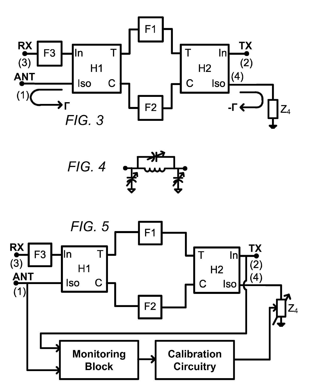 Hybrid-based cancellation in presence of antenna mismatch