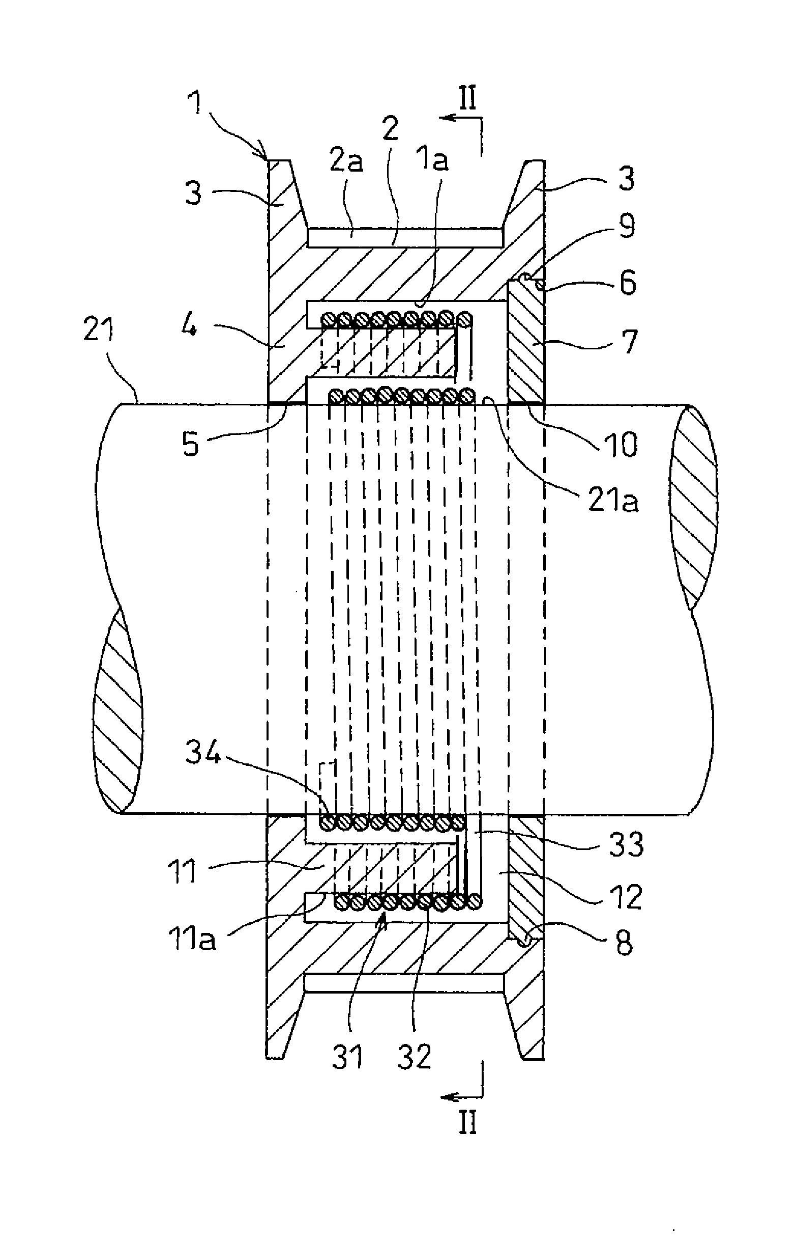 Spring type one-way clutch