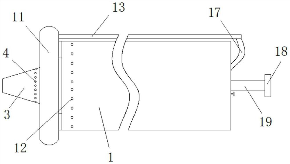 A drug-applying device for gynecological care to avoid secondary wound infection