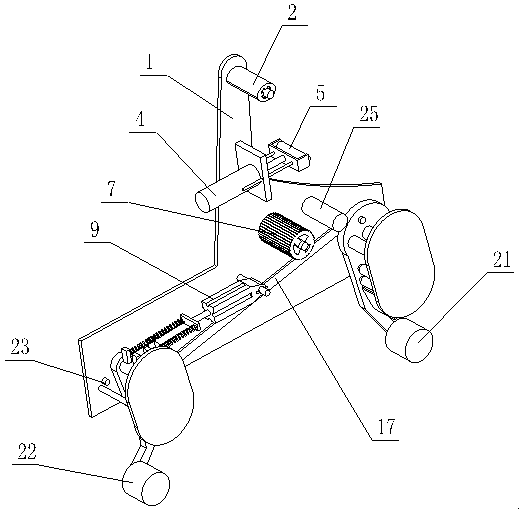 Core for high-efficiency high-speed box sealing machine and using method thereof