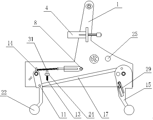 Core for high-efficiency high-speed box sealing machine and using method thereof