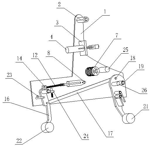 Core for high-efficiency high-speed box sealing machine and using method thereof