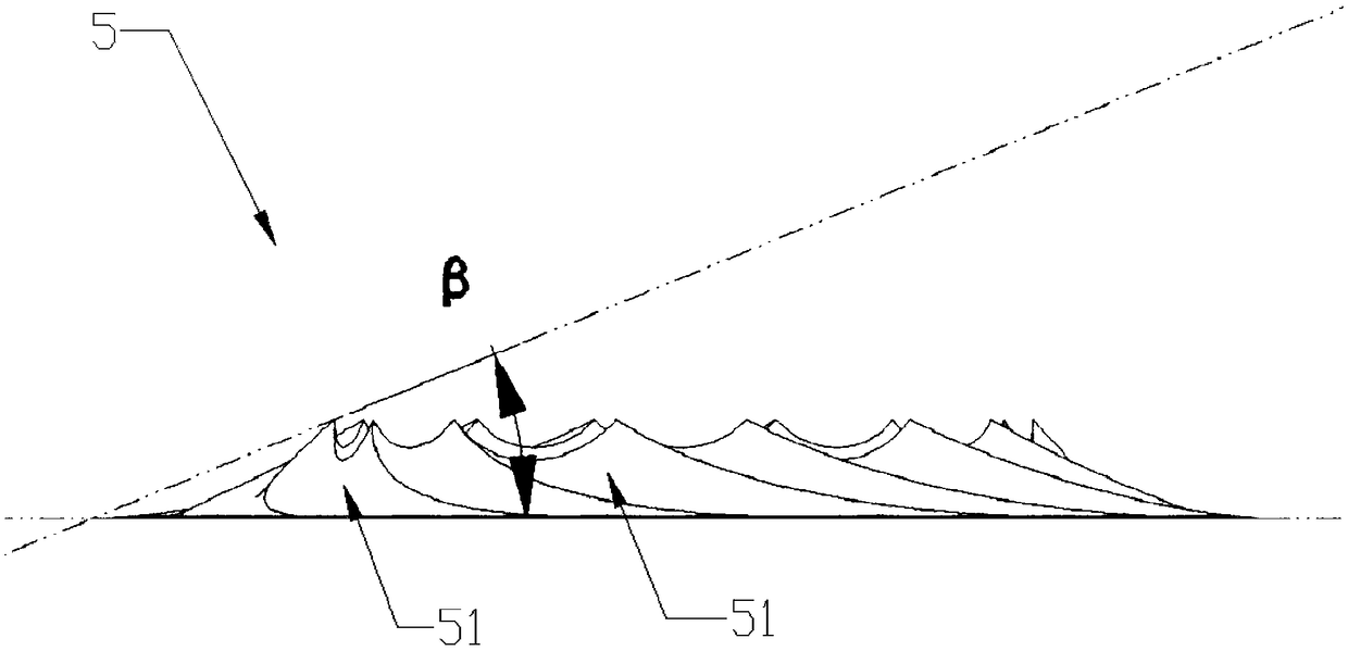 Centrifugal wind wheel with flow guide device