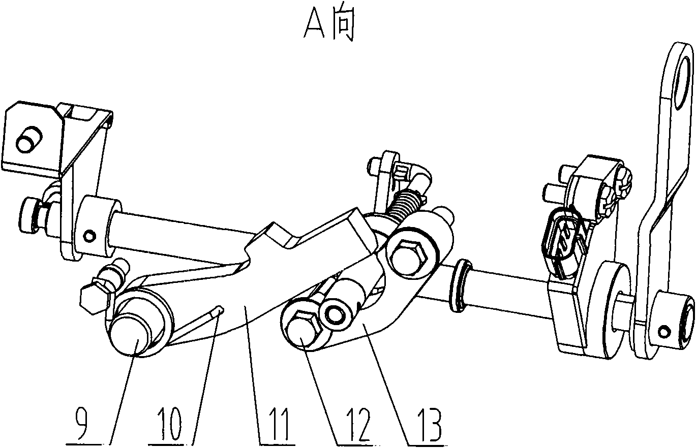 Novel parking braking mechanism of dual clutch automatic transmission (DCT)