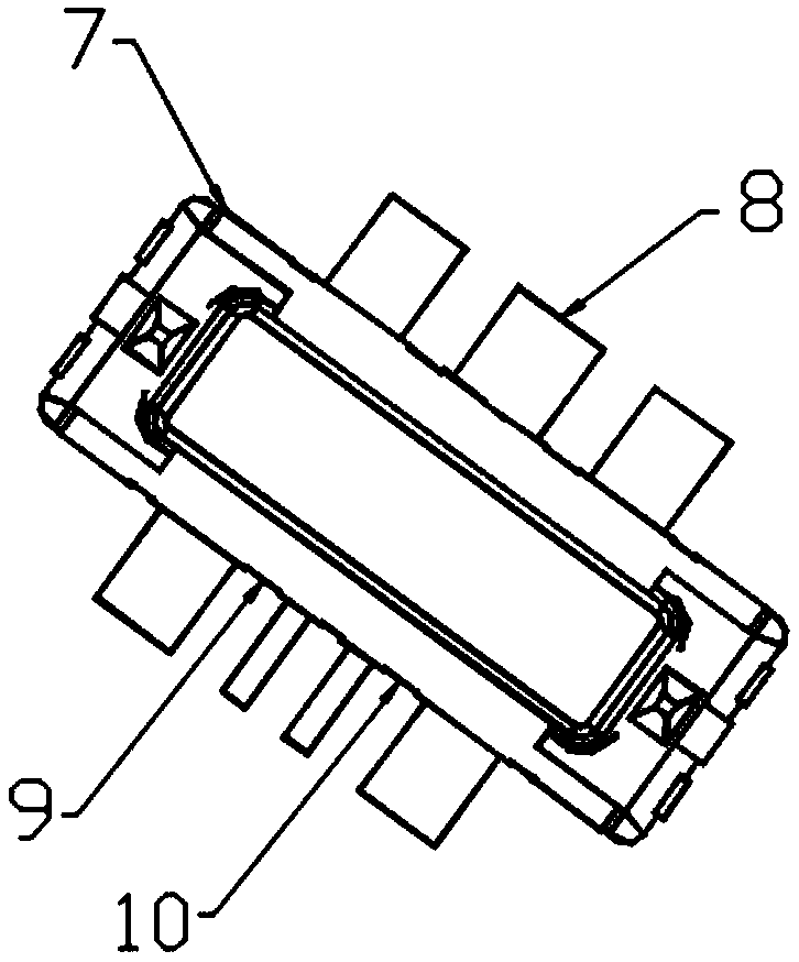 Double-battery quick charging structure and mobile terminal