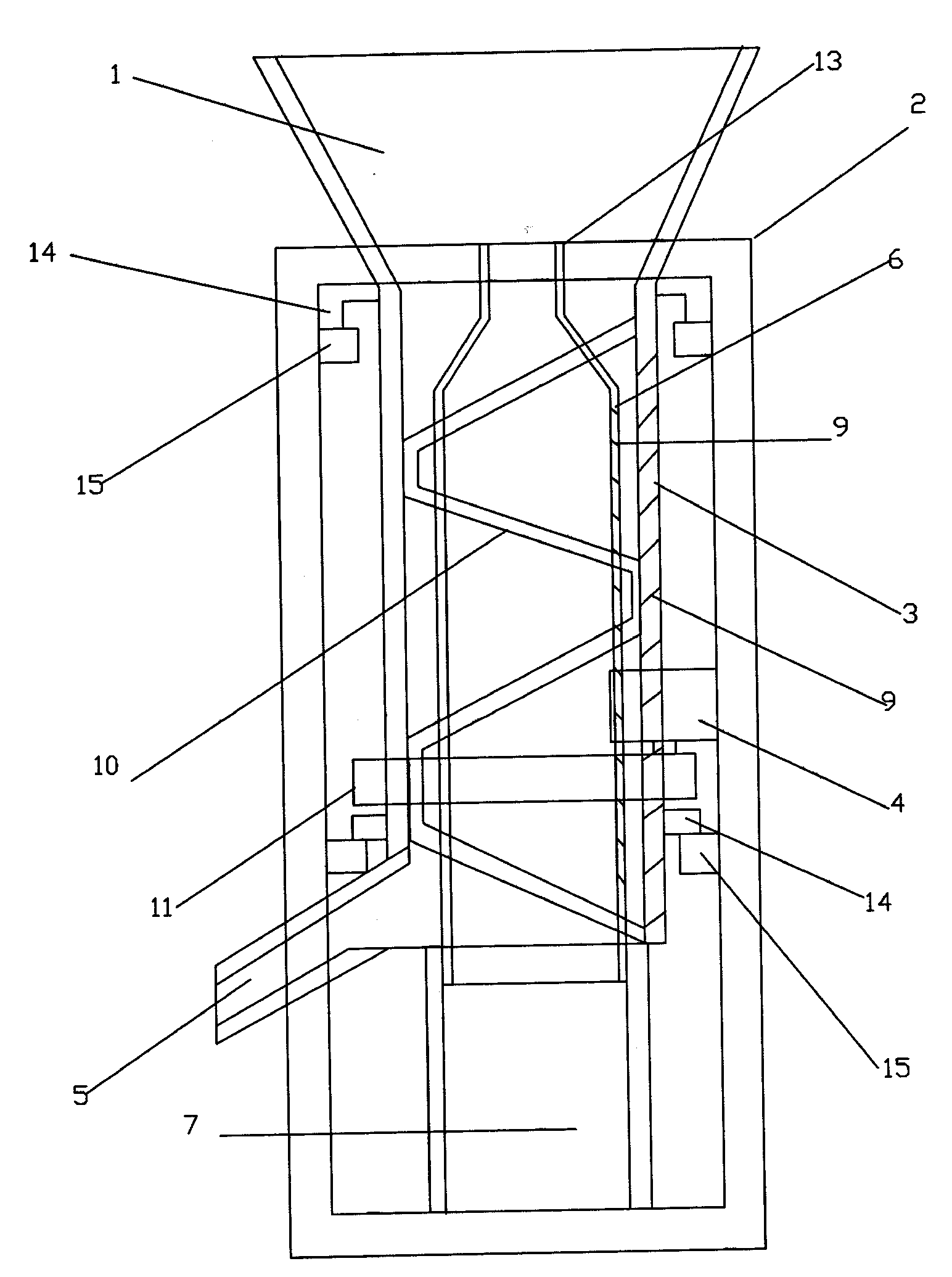 Vertical dryer