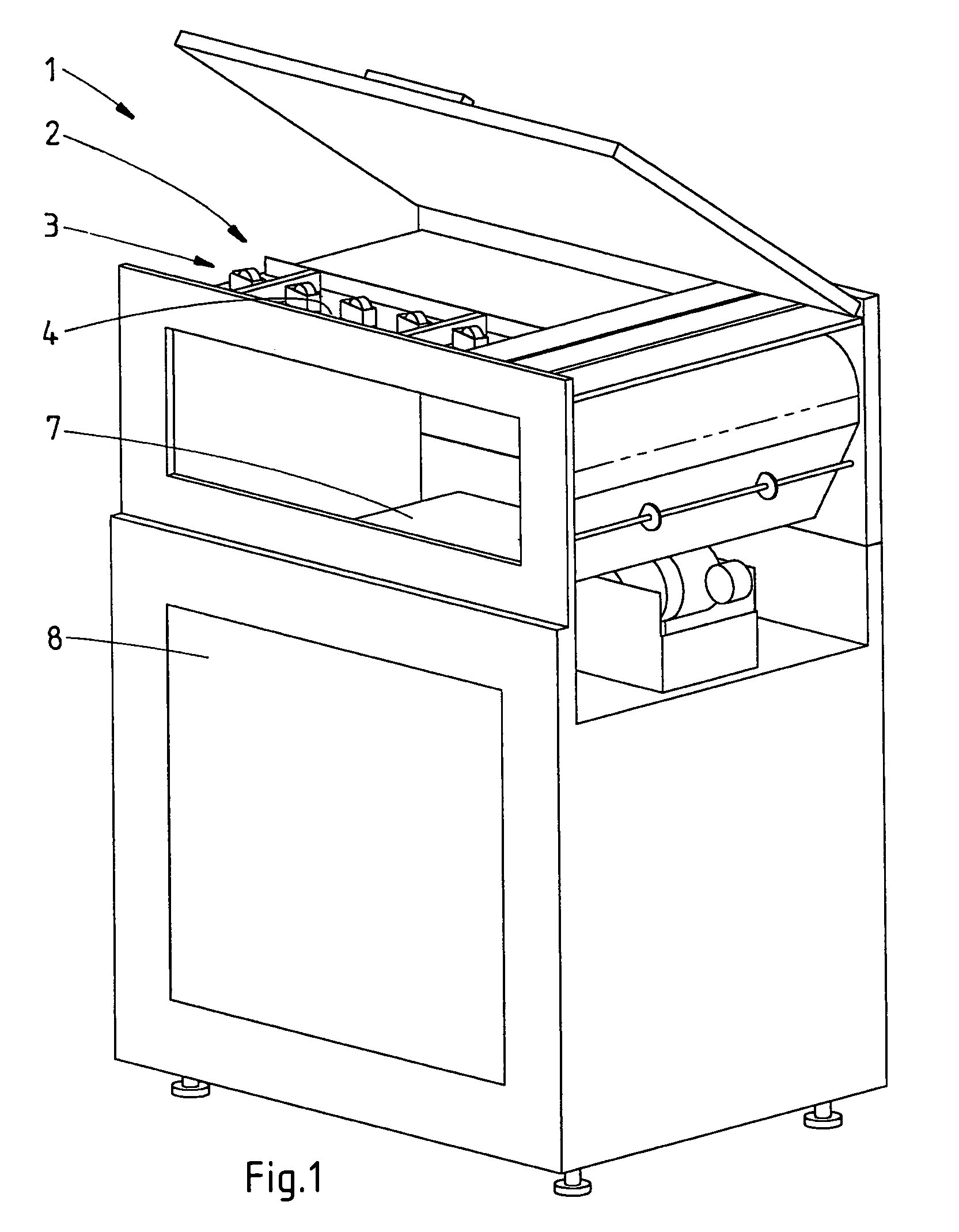 Sheet registry device