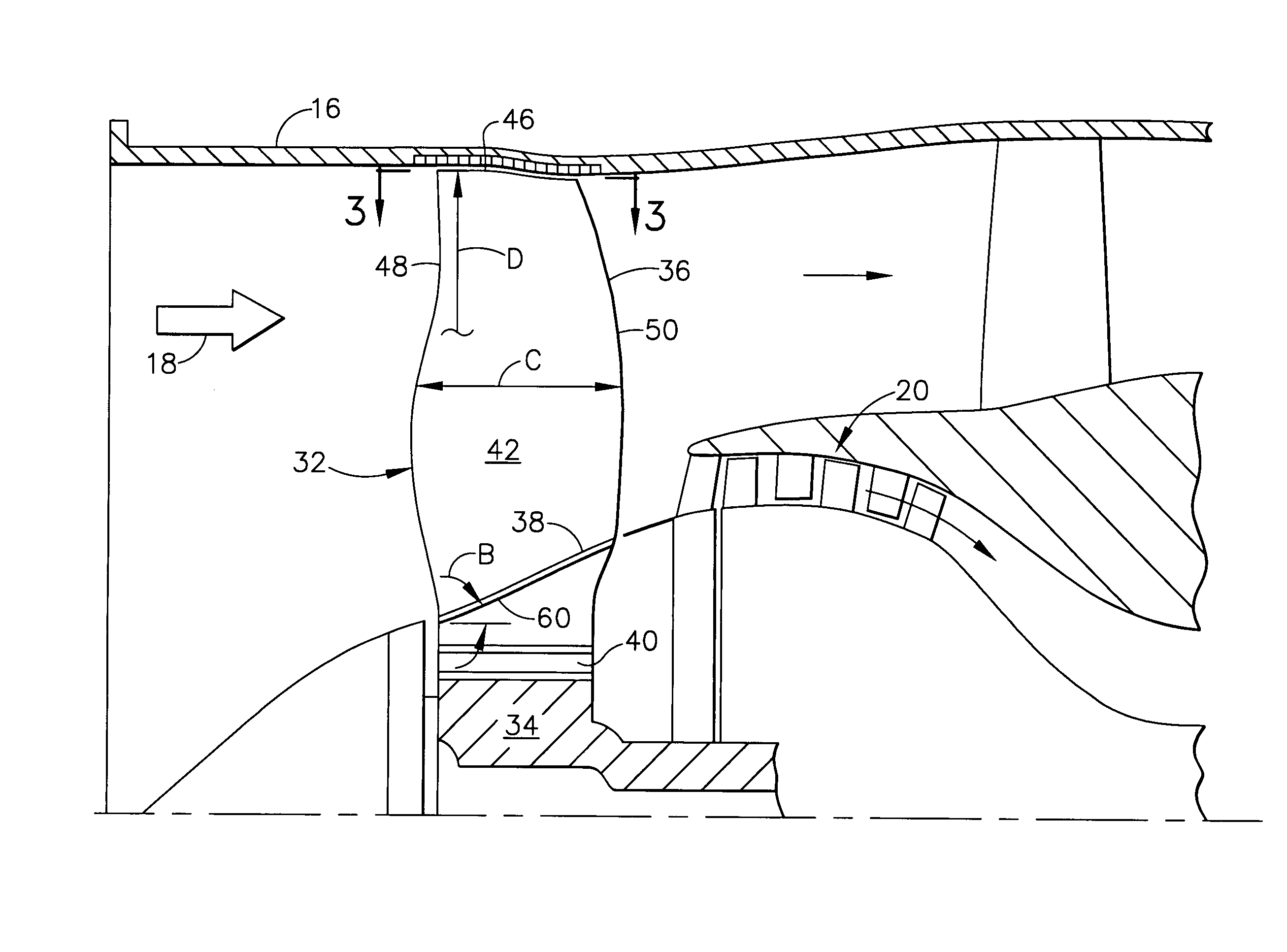 Tip cambered swept blade