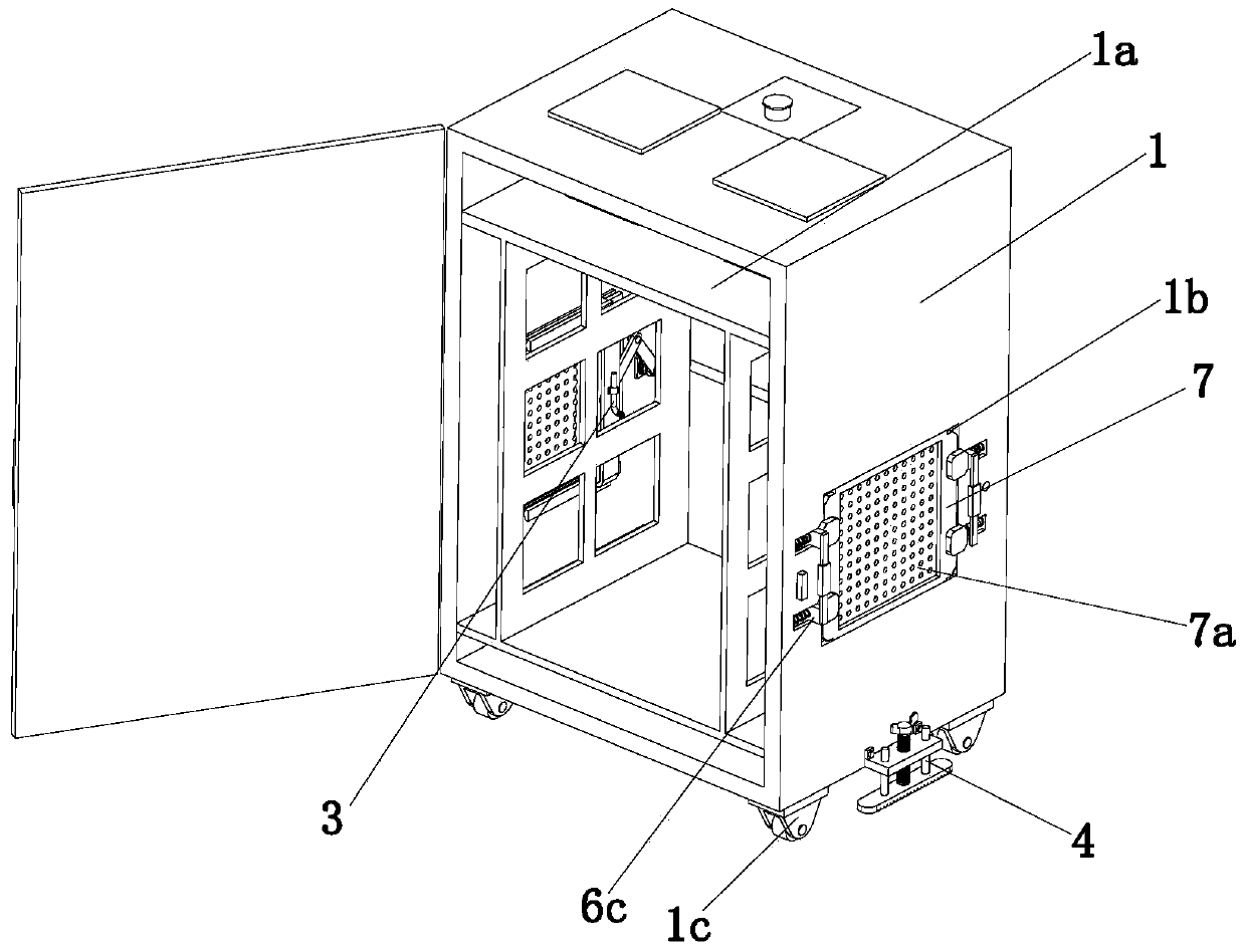 Dustproof and cooling type power equipment distribution cabinet