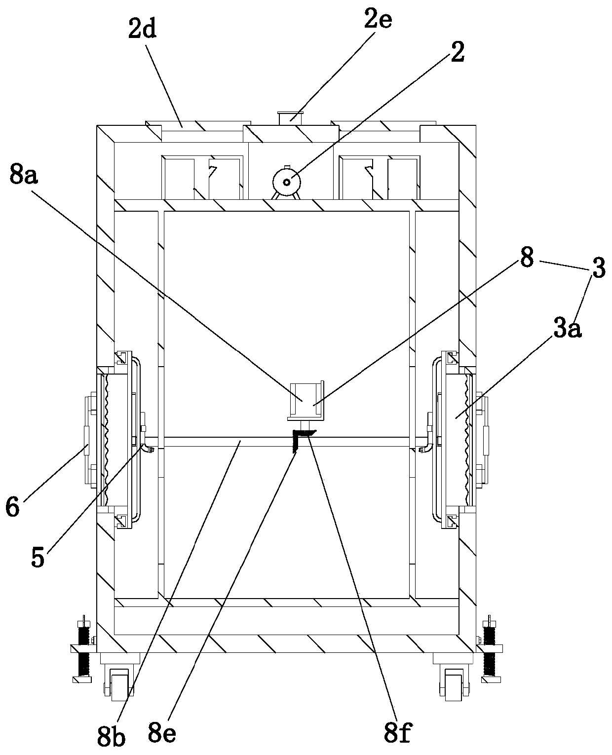 Dustproof and cooling type power equipment distribution cabinet