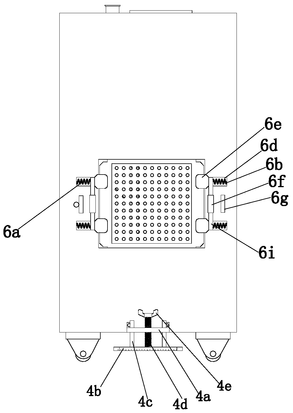 Dustproof and cooling type power equipment distribution cabinet