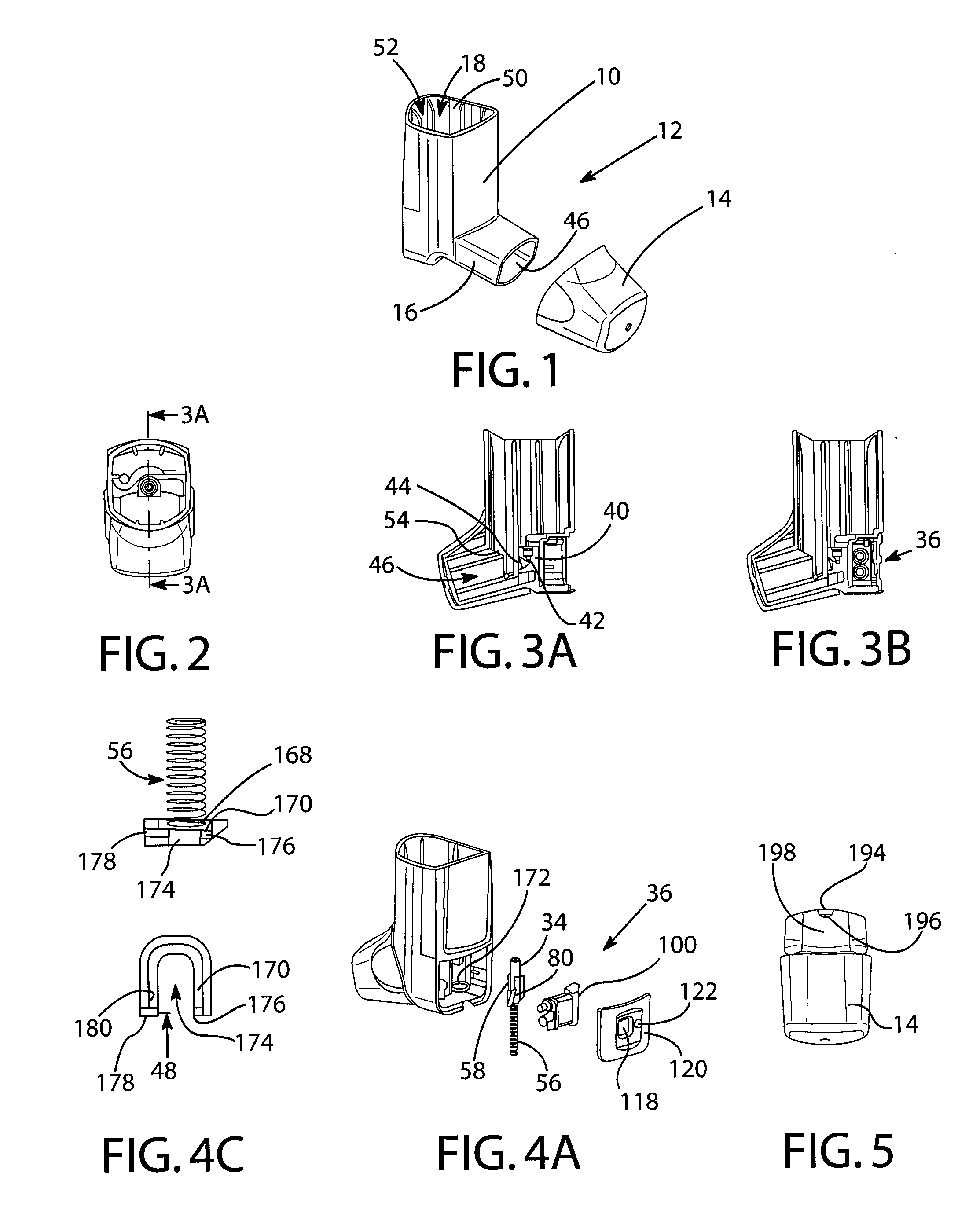 Dose counters for inhalers, inhalers and methods of assembly thereof