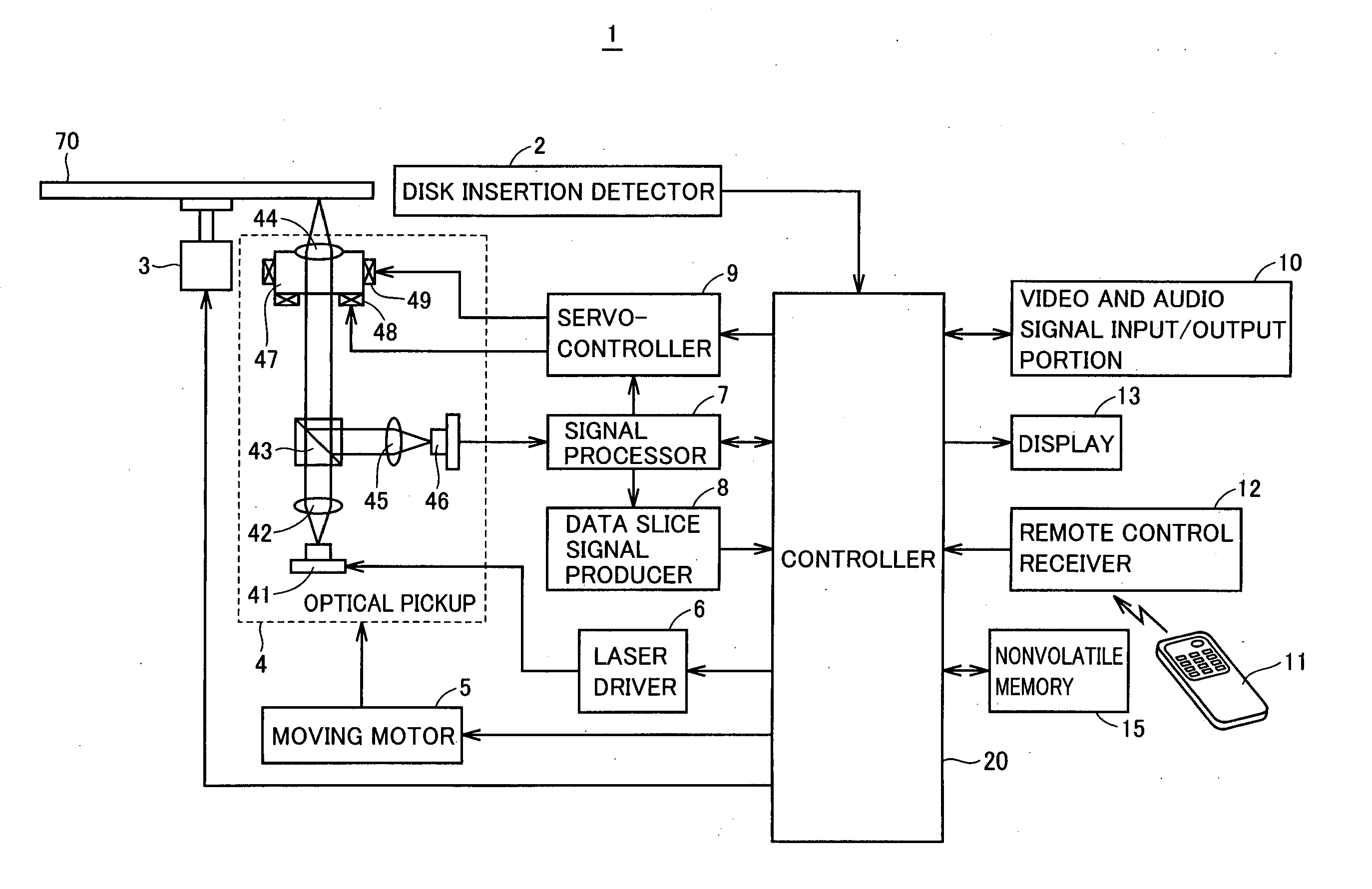 Information recording and reproducing device suppressing erasure of data when power interruption occurs during data recording