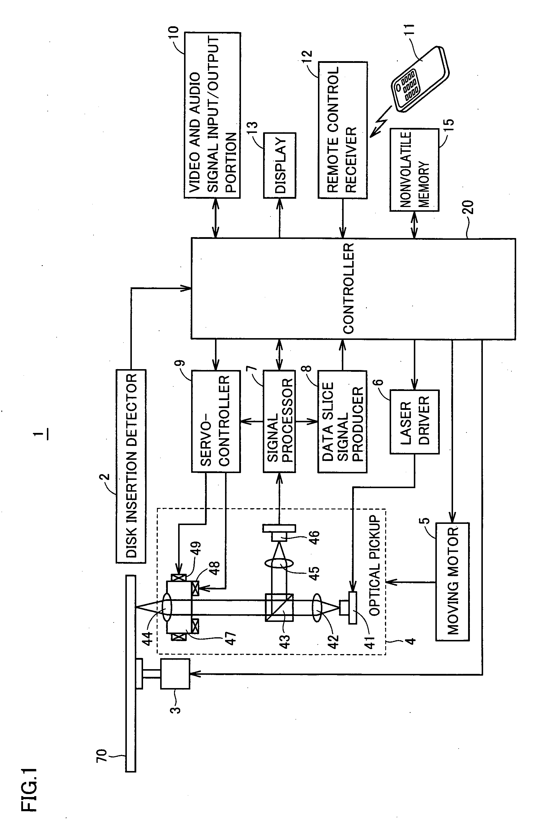 Information recording and reproducing device suppressing erasure of data when power interruption occurs during data recording