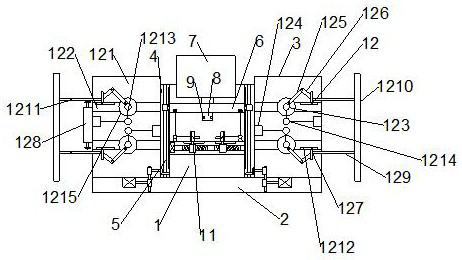 A terminal device of a liquid crystal display monitoring system