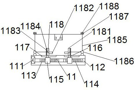 A terminal device of a liquid crystal display monitoring system