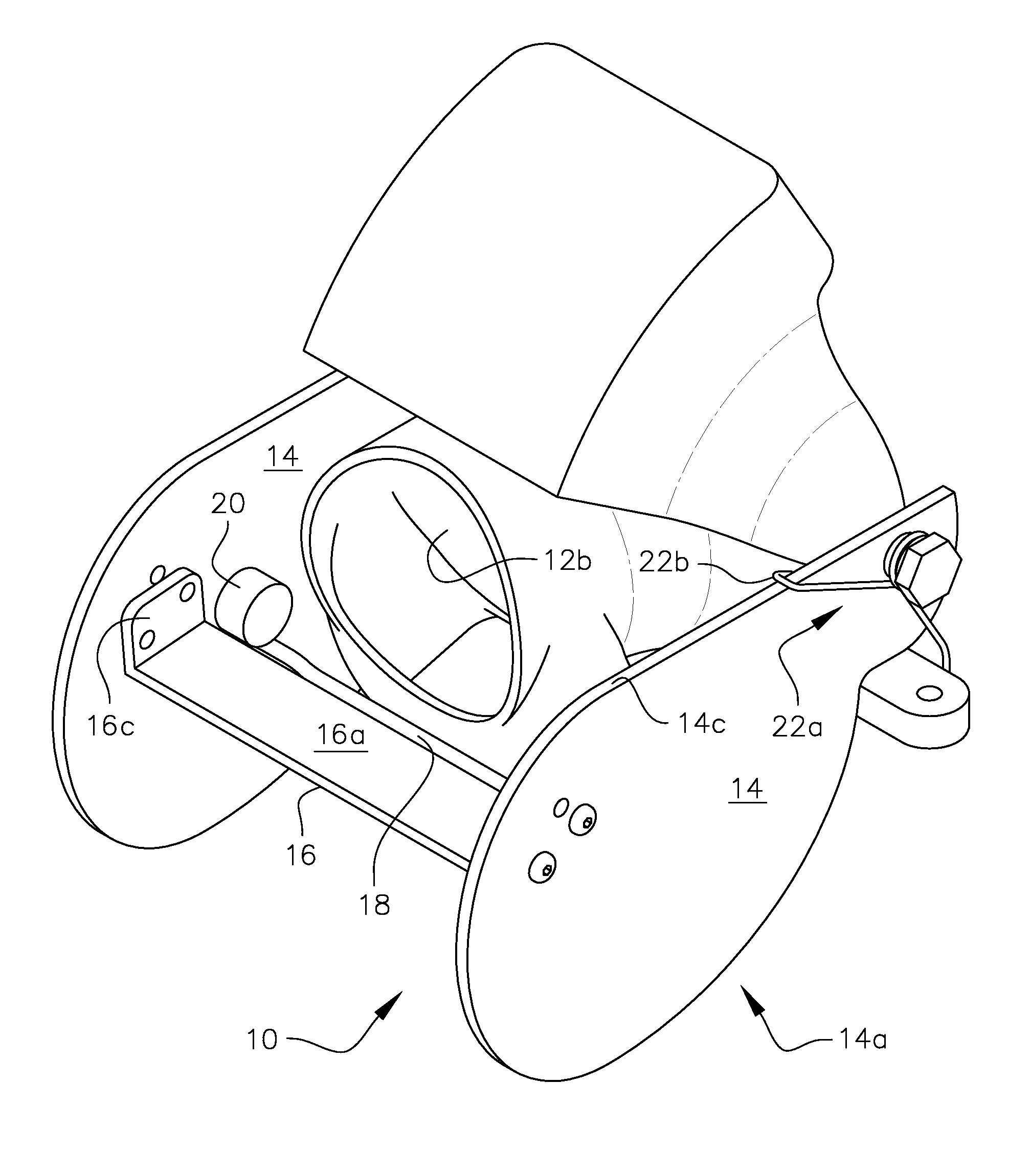 Multi-function auxiliary rudder system for jet propelled watercrafts