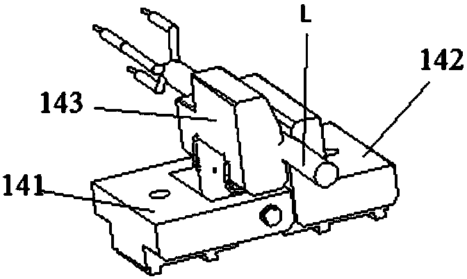 Automatic riveting machine for power line plug inner frame