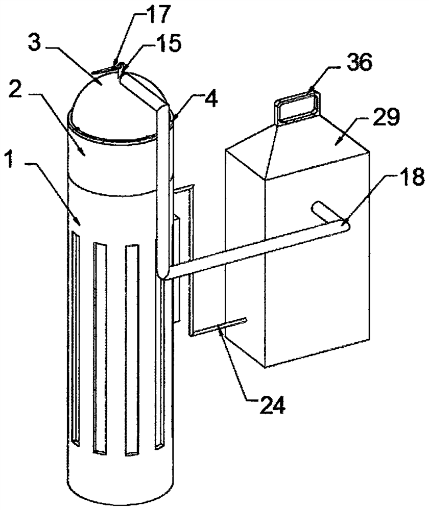 Excision extraction device for gynecological uterine cavity tumor resection surgery