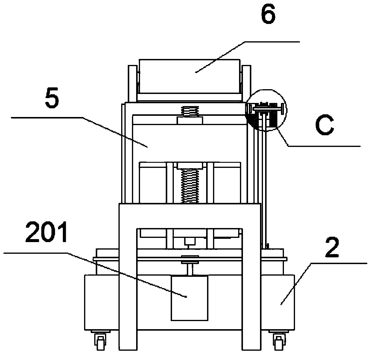 Rewashing machine for cotton cloth production