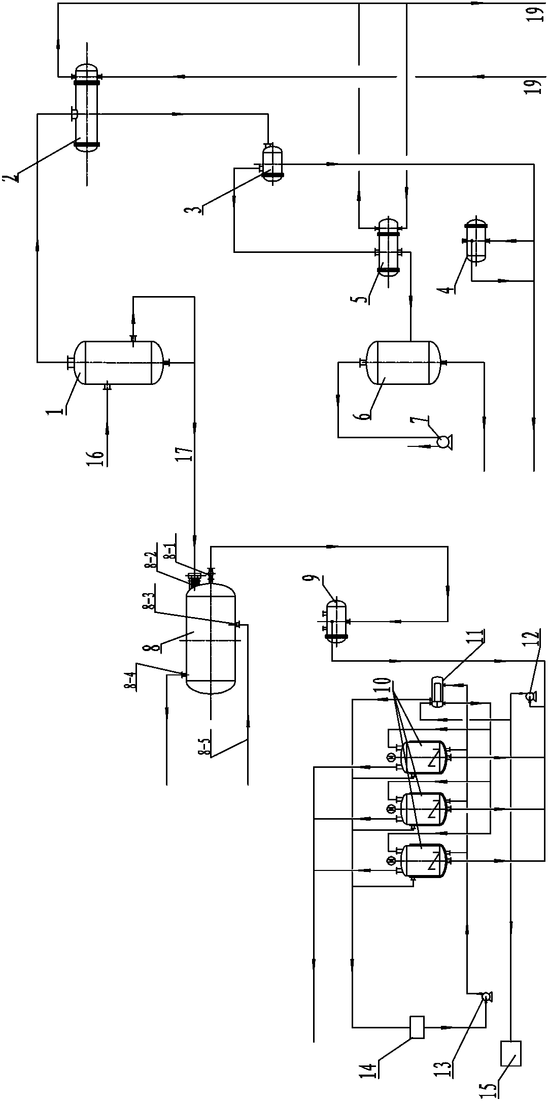 System for producing modified coal tar pitch and preparation method thereof