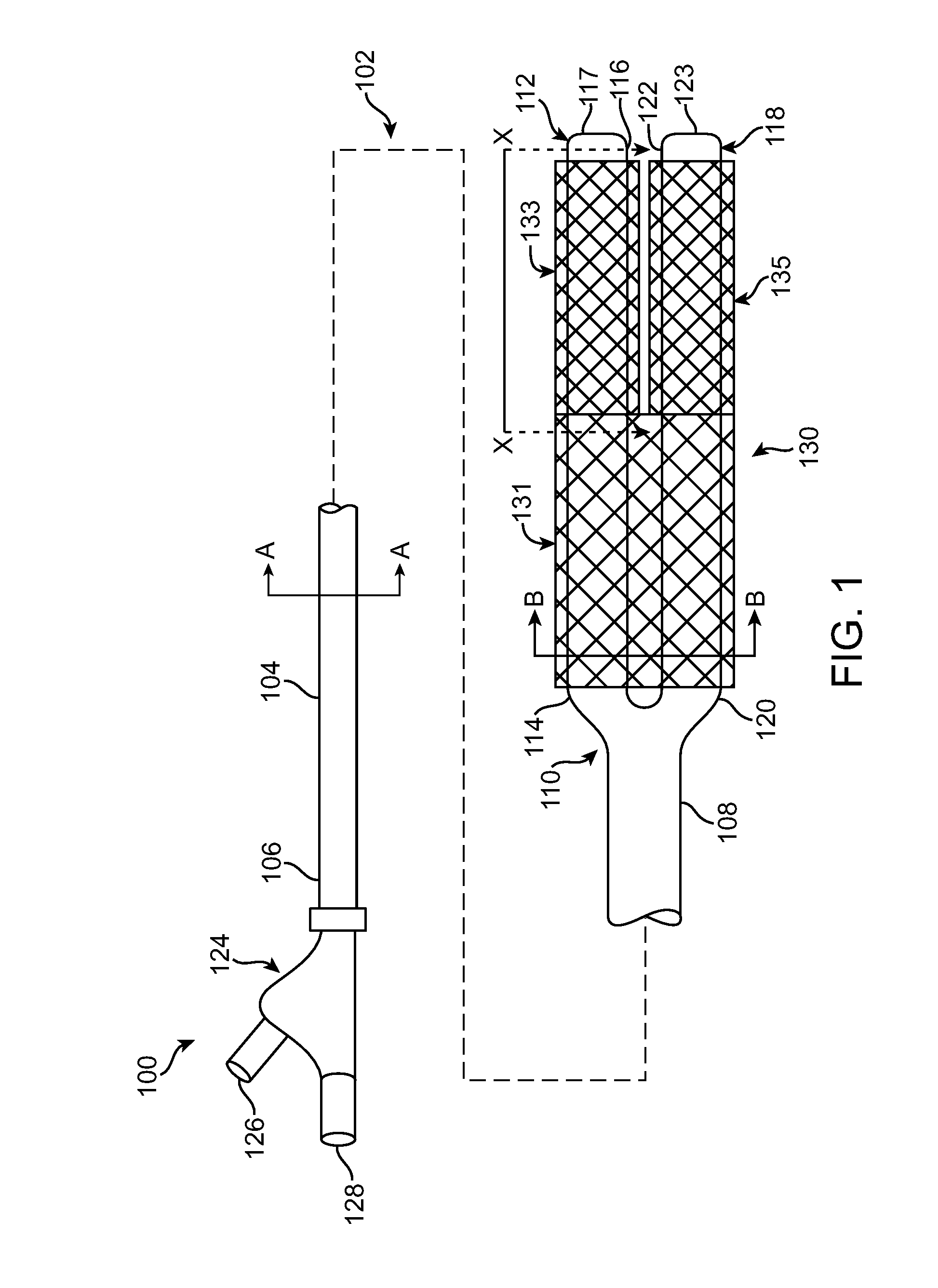 Bifurcate Stent Delivery Catheter