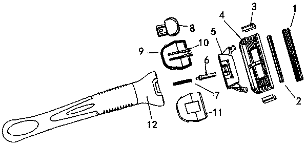 Easy-to-clean and easy-to-assemble-and-disassemble novel shaver