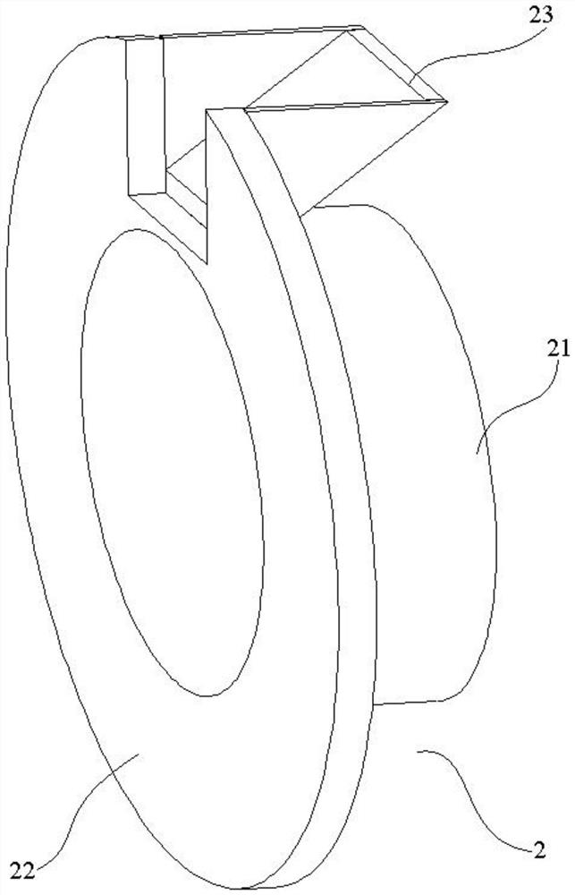 Embedded-free casing pipe mounting structure and casing pipe mounting method